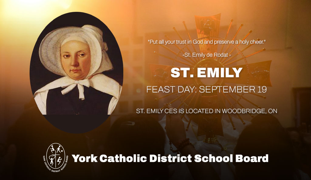 FEAST DAY: September 19 – St. Emily